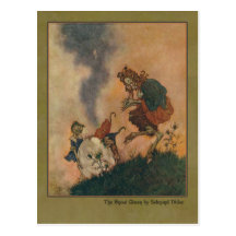 Edmund Dulac Illustration from The Snow Queen Post Card