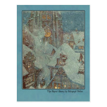 Edmund Dulac Illustration from The Snow Queen Post Cards