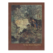 Edmund Dulac Illustration from The Snow Queen Post Card