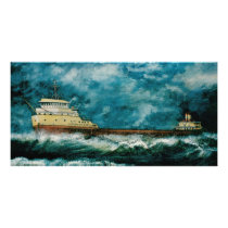 Edmund Fitsgerald 1996 with text Picture Card