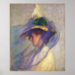 Edmund Tarbell - The Blue Veil Print