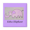 Edna Elephant magnet