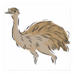 Edna Emu Print