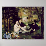 edouard Manet - Luncheon on the Grass Poster