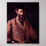 edouard Manet - Self-Portrait with Palette Print