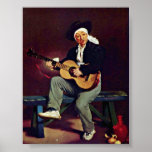 edouard Manet - Spanish singer Poster