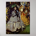 edouard Manet - Spectators at the races Print