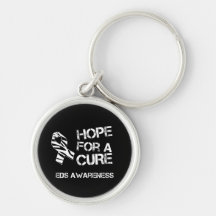EDS Awareness Hope for a Cure Keychain