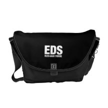 EDS Black Messenger Bag