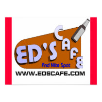 Eds Cafe logo flag/poster posters