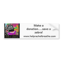 EDS Help Rachel Breathe Bumper Stickers