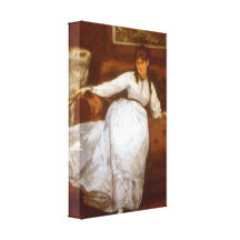 Eduardo Manet - Berthe Morisot Impresión En Lienzo Estirada
