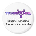 Educate. Advocate. Support. Community. magnets
