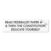 EDUCATE YOURSELF bumper stickers by mark0049 EDUCATE YOURSELF bumper stickers