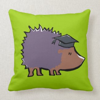 Educated Hedgehog pillows
