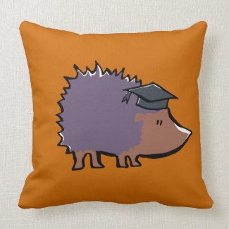 Educated Hedgehog pillows