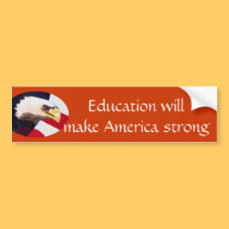 Education Bumper Sticker bumper stickers