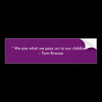 Education bumper stickers