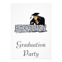 Education is your Foundation Custom Announcements