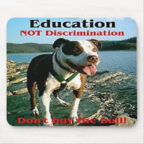 Education not Discrimination mousepad