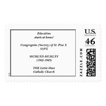 Educationstarts at home!Congregatio (Society) o... Stamp
