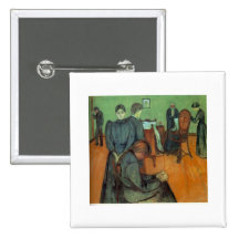 Edvard Munch - Death In The Sickroom 1895 Pinback Buttons