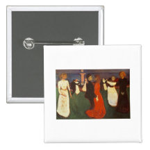 Edvard Munch - The Dance Of Life Buttons