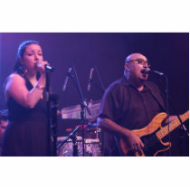 Edward and Cassandra Live on Stage photo sculptures by Mystiqueband Edward and Cassandra Live on Stage photo sculptures