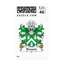 Edward Family Crest postage