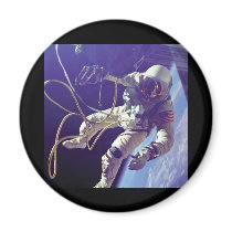 Edward H. White first American Space Walker NASA magnets by harlowandcompany Edward H. White first American Space Walker NASA magnets