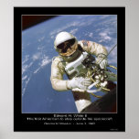 Edward H. White - The first American to Step outsi Poster