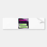 Edward Lacroix Merchandise Black Design Bumper Sticker