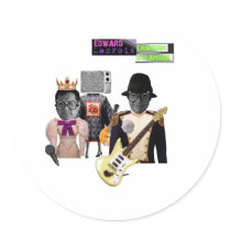 Edward Lacroix volume Round Sticker