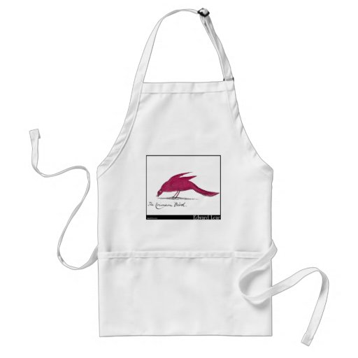 Edward Lear's Crimson Bird Aprons