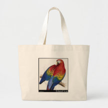 Edward Lear's Red and Yellow Macaw Bags