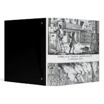 Edward Lowe and his companions setting fire Vinyl Binder