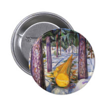 Edward Munch Art Painting Buttons