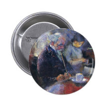 Edward Munch Art Painting Buttons