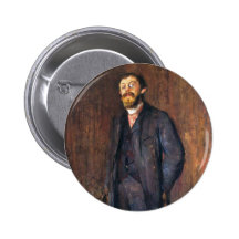 Edward Munch Art Painting Pinback Buttons