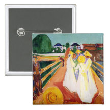Edward Munch Art Painting Pins