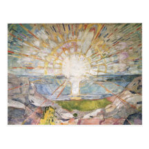 Edward Munch Art Painting Postcard