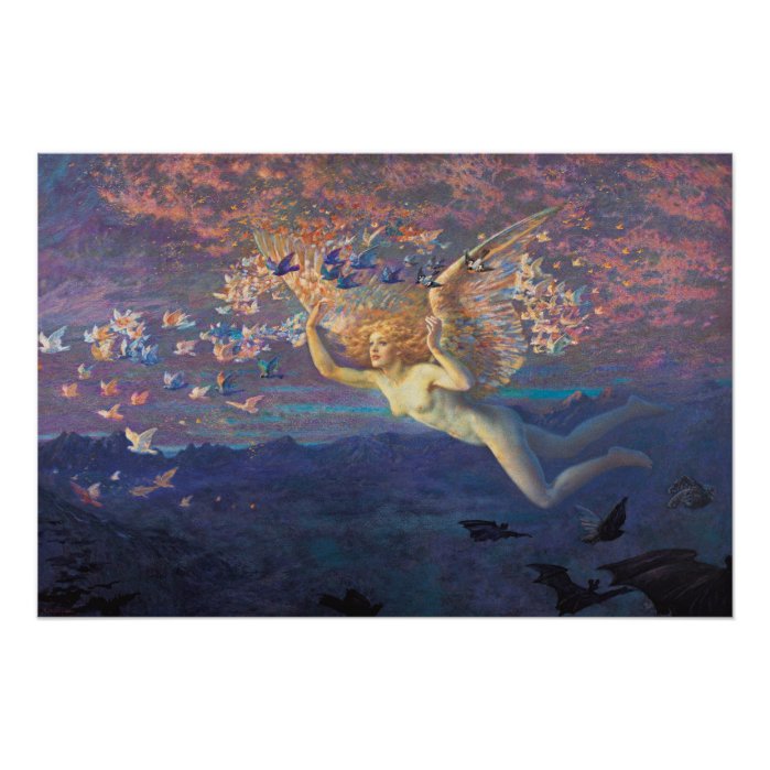 Edward Robert Hughes Wings of the morning CC0798 Perfect Poster