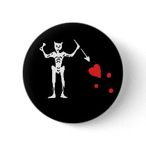 Edward Teach aka Blackbeard button