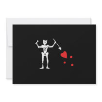 Edward Teach aka Blackbeard invitations