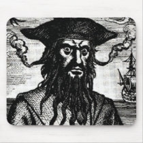 Edward Teach Portrait Mouse Mats