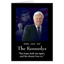 Edward (Ted) Kennedy - In Memorium Cards