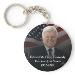 Edward (Ted) Kennedy - In Memorium Key Ring Keychains