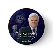 Edward (Ted) Kennedy with Jack and Bobby Pin buttons