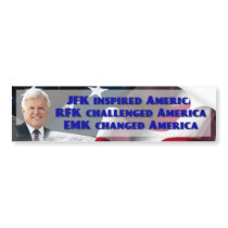 Edward Ted M Kennedy, U.S. Senator bumper stickers