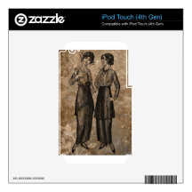 EDWARDIAN LADIES.jpg iPod Touch 4G Skin